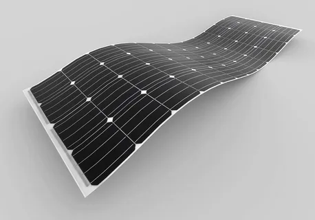 a black and white photovoltaic panel