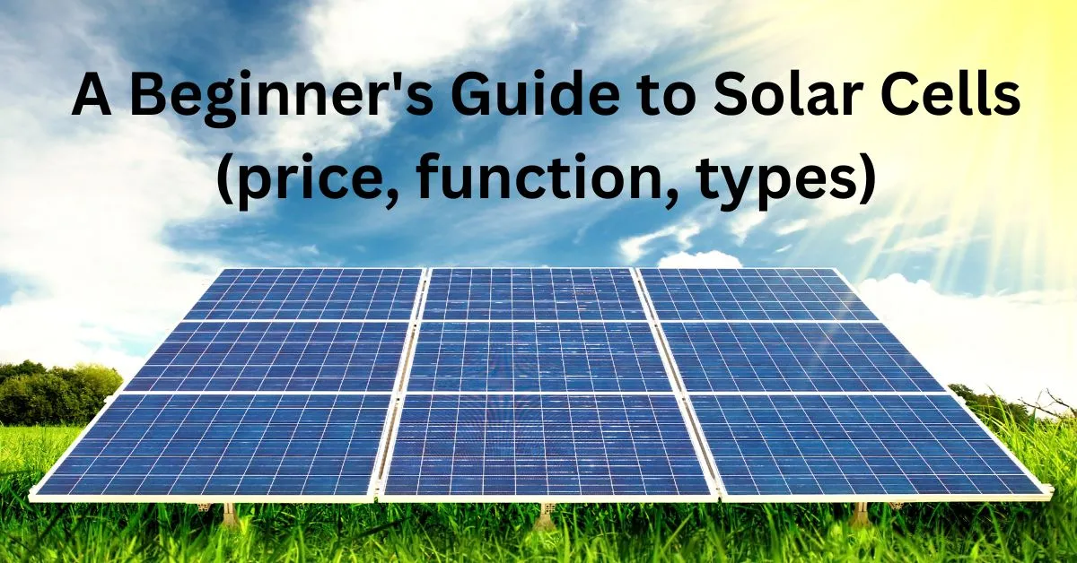A Beginner's Guide to Solar Cells (price, function, types)