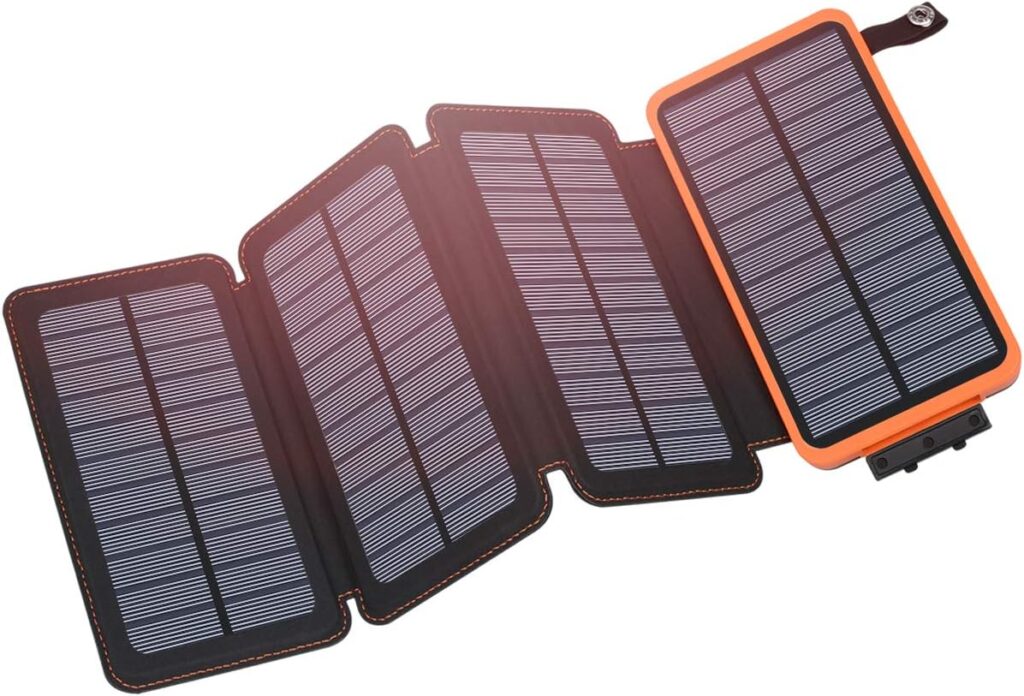 Hiluckey Outdoor Portable Solar Charger