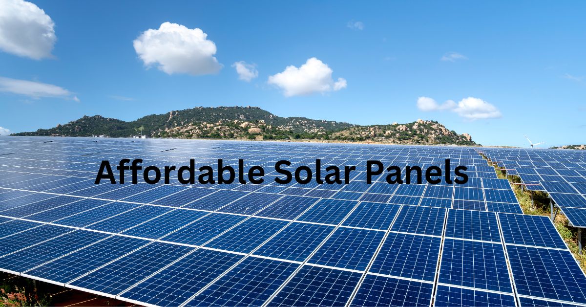 Affordable Solar Panels