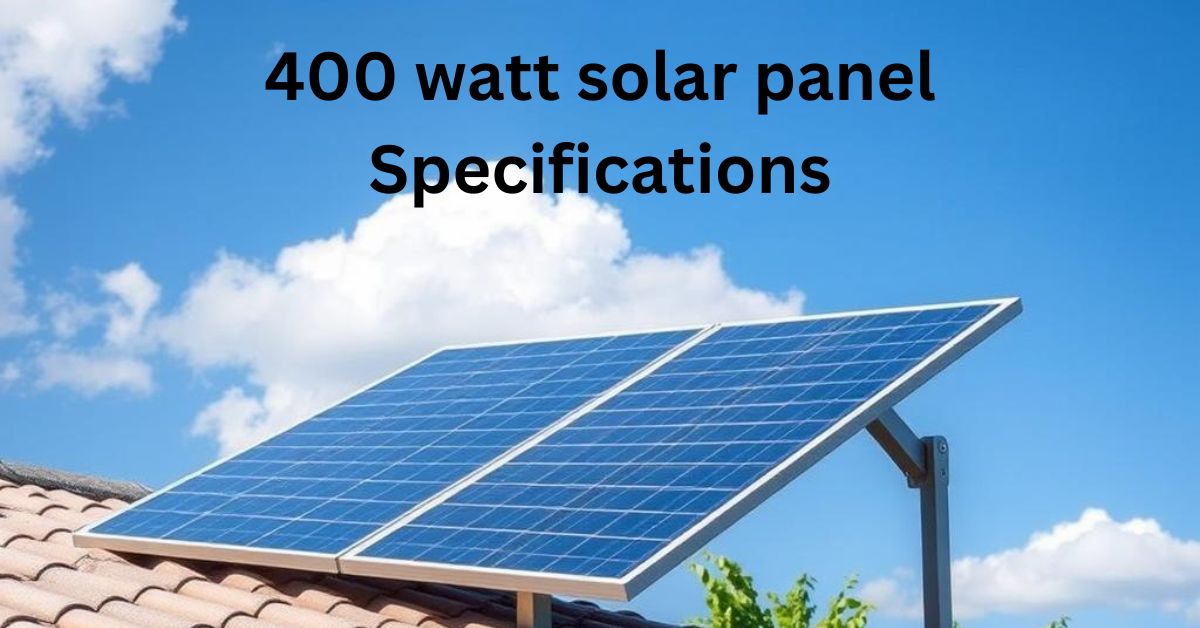 400 watt solar panel Specifications