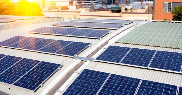 big solar panel system
